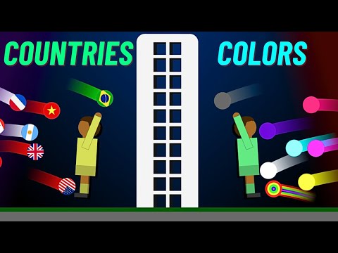 Countries VS Colors - Beat the Keeper Marble Race