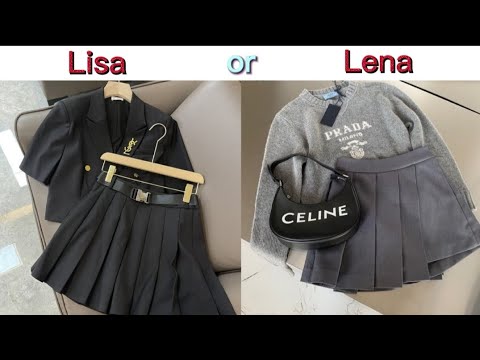 Lisa or Lena [KOREAN CLOTHE,FANCY DRESS,FOOD,CAR](would u rather) choose one