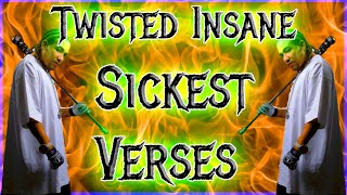 Best of Twisted Insane #2 Fast Rap Best Flows Sick Verses In My Darkest Hour Lyrics On Screen