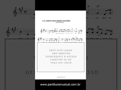 A Ti Santo, Hoje Damos Louvores (Hino A São Sebastião) - Católica