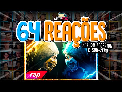 64 REAÇÕES | Rap do Scorpion e Sub-Zero (Mortal Kombat) - RIVAIS | NERD HITS (7 Minutoz)