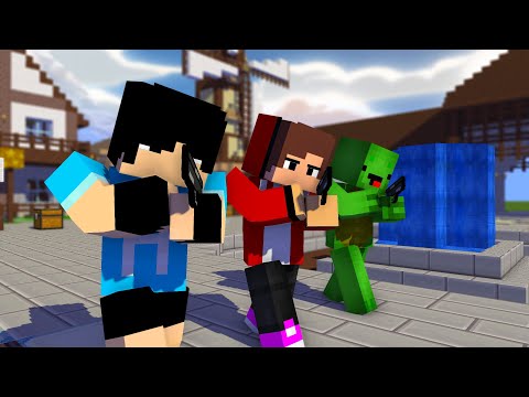 FIRST MEET LOVE ME OR NOT TUTU BAD HEEKO, MAIZEN & JJ - MINECRAFT ANIMATION #shorts