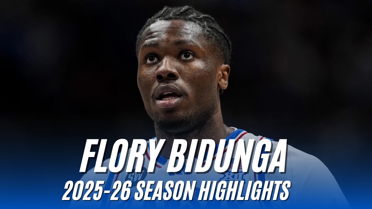 Flory Bidunga 2025-26 Kansas Jayhawks Highlights