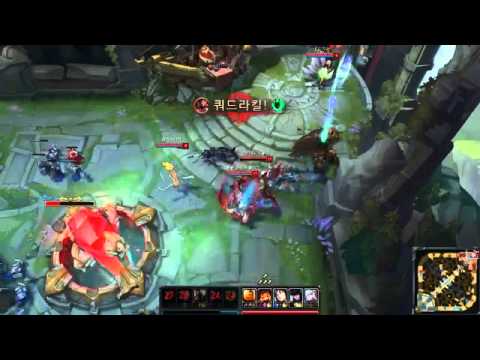 88 Gnar + Janna ULT combo, KR LOL Highlight