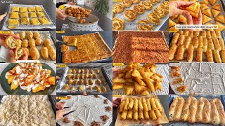 15 ÇEŞİT YUFKALI BÖREK TARİFİ🤩BİRBİRİNDEN LEZZETLİ VE PRATİK BÖREK TARİFLERİ/Yuf