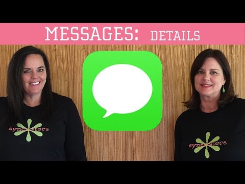 iPhone / iPad Messages - Details Screen Video
