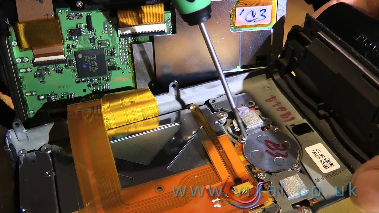 Nikon D7000 stripdown - repair faulty buttons