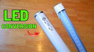 How To Easily Convert Fluorescent Lights to LED | Save Money on Energy Costs