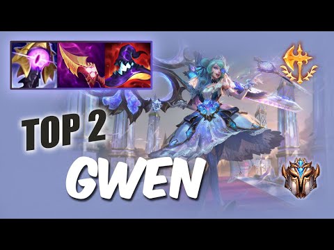 [Wild Rift] Gwen top 2 - S12 RUSH Challenger ranked game + build
