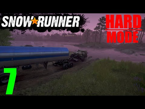 SnowRunner Hard Mode {Season 4] [Episode 7] Running Dry 1