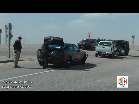 Injury 2 Vehicle Rollover Crash 8th Street and 183 Bypass  | Hays, KS | 4/7/22