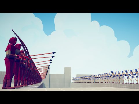 50x ARCHERS vs 50x EVERY RANGED UNITS - Totally Accurate Battle Simulator