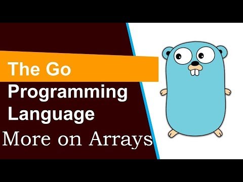 Go programming Tutorial 13 Multi dimensional Arrays हिन्दी