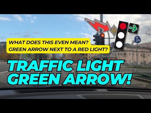 How to Use the Green Arrow Traffic Sign in Germany