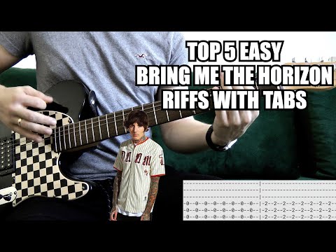 Top 5 Easy Bring Me The Horizon Guitar Riffs
