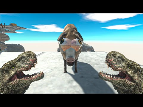T-Rex FPS Mode Deathrun - Animal Revolt Battle Simulator