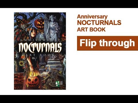 Nocturnals Anniversary Artbook Flip Through Dan Brereton