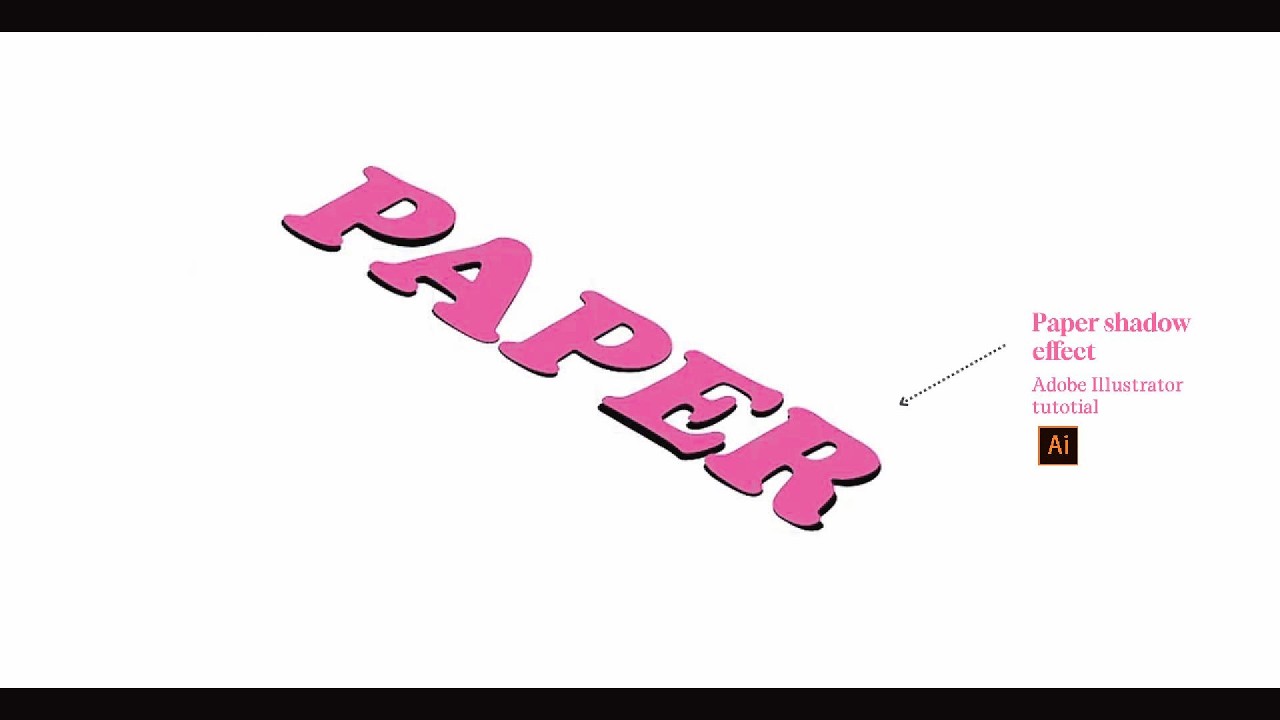 Paper Shadow Effect Adobe Illustrator Tutorial 2026