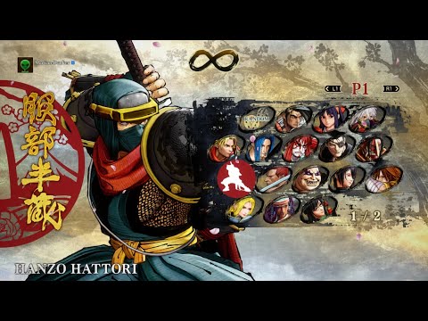 [SAMURAI SHODOWN] Gameplay - HANZO (Story mode)