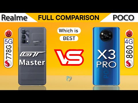 Realme Gt Master vs Poco X3 Pro Full Comparison | Which is Best