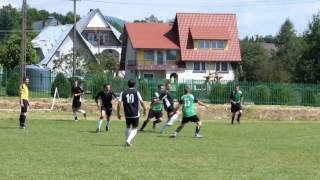 preview picture of video 'Mecz ligowy B-klasy: Jawornik Czarna - LKS Tarnawa (3:3)'