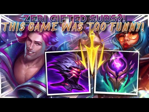 Unranked to Challenger Taric Jungle - Zeri Gifts Subs For My Double Buffs