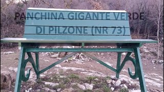 (BB04) Panchina gigante verde di Pilzone n.73 (BS, 489m) da Pilzone - Big Bench Pilzone