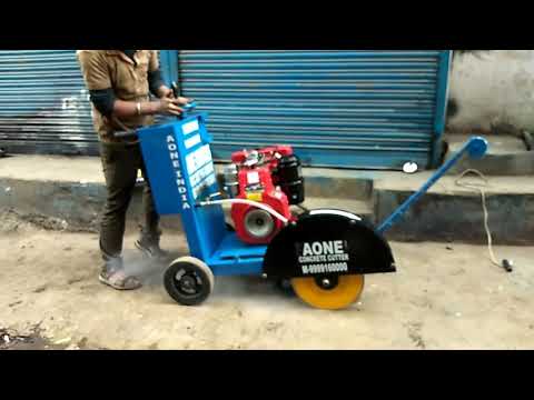 Chain drive floor saw machine, model: aone009, warranty: 1 y...