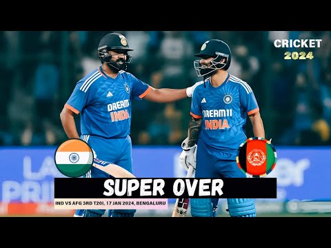 India vs Afghanistan 3rd T20 Highlights | Super Over #3rdt20i
