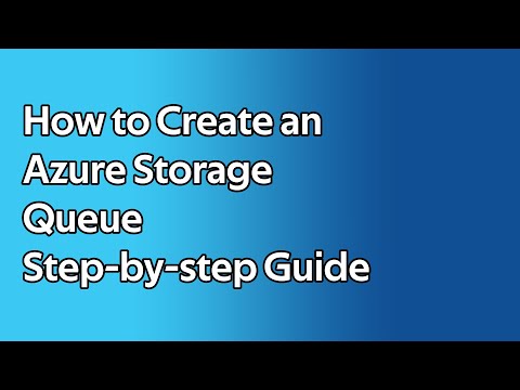 How to use Azure Storage Account Queues