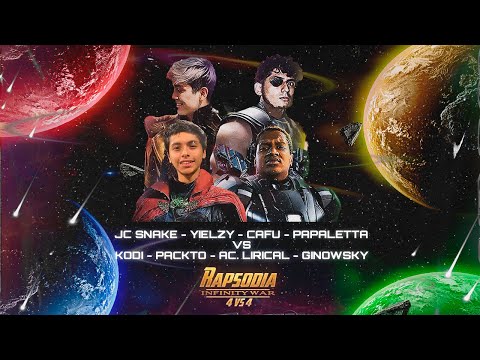 JC SNAKE CAFU PAPALETTA YIELZY vs KODI PACKTO AC LIRICAL GINOWSKY (CUARTOS) || RAPSODIA INFINITY WAR
