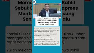 Bahlil Lahadalia Digoda PDIP Cocok Jadi Wapres, Ekspresi Malu-Malu Jadi Sorotan