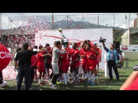 Celebración ganador Copa Claro 2012