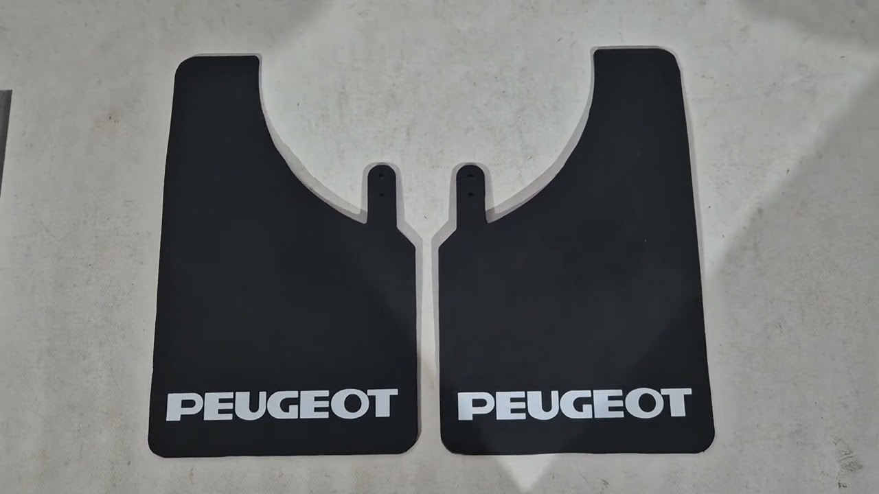 Peugeot Универсальные брызговики Polytep (230*375, 2 шт) Video 1