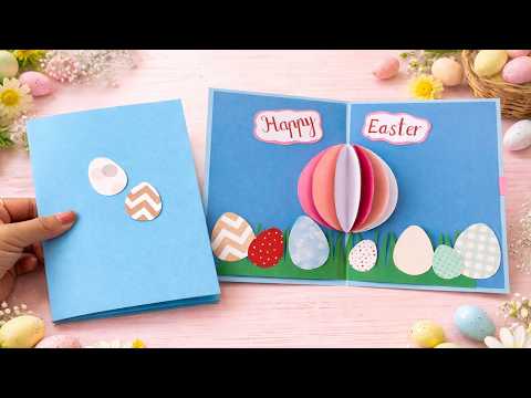 DIY Easter Pop Up Card 🐣 Easy Handmade Easter Egg Card Tutorial | DG Handmade