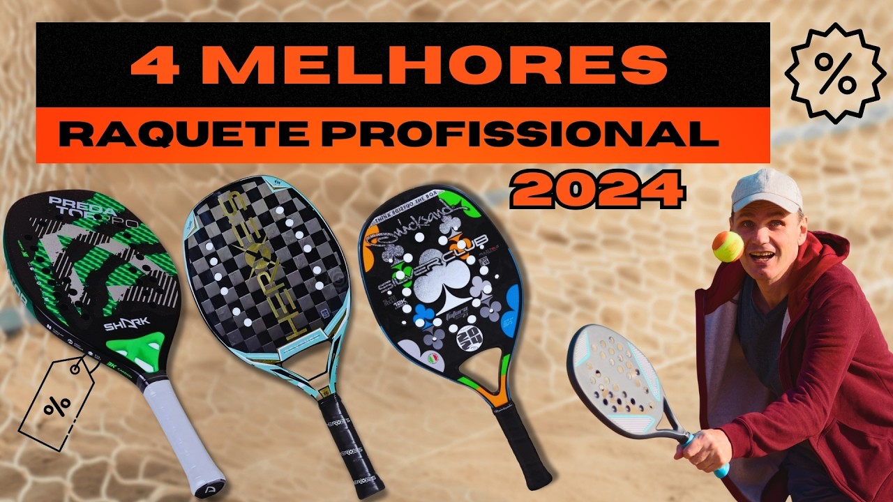 As MELHORES Raquetes Beach Tennis PROFISSIONAIS custo benefício 2025  I RAQUETE BEACH TENNIS 2025