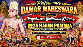 Download lagu LIVE DAMAR MAHESWARA | KHITAN & AQIQOH REZA HANAN PRATAMA & ASHADIYA MEGA FATENA | KAJOR, 29/10/2026 mp3