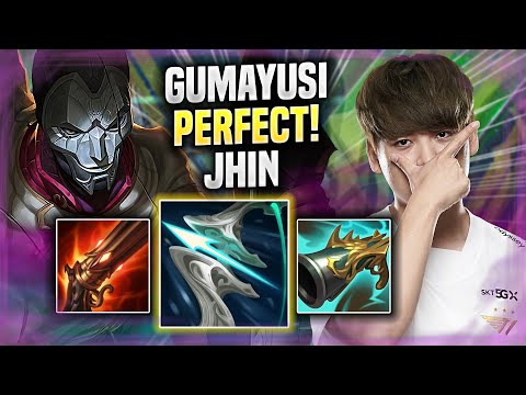 GUMAYUSI PERFECT GAME WITH JHIN! - T1 Gumayusi Plays Jhin ADC vs Caitlyn! | Preseason 2022