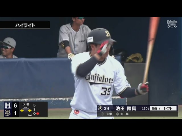 【ファーム】4月7日 オリックス・バファローズ 対 くふうハヤテベンチャーズ静岡 ハイライト
