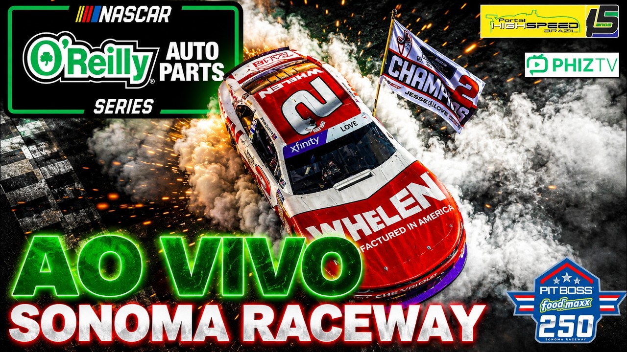 🔴 NASCAR O'Reilly Auto Parts Series | Pit Boss/FoodMaxx 250 | Sonoma Raceway