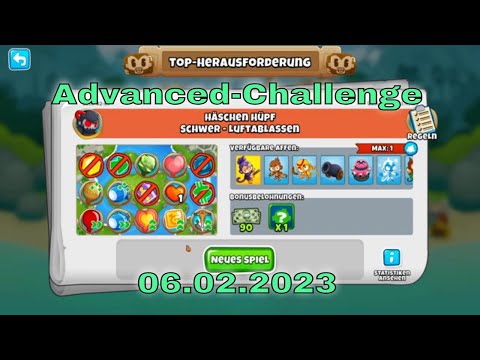 Top-Herausforderung 06.02.2023 | bloonstd6 - Advanced Challenge Spring Spring