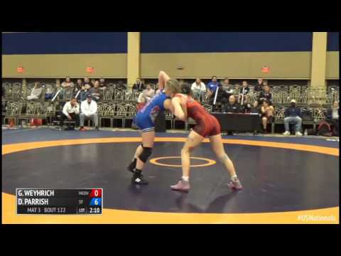 55 Con Semi - Gabriellle Weyhrich (McKendree Bearcat Wrestling) vs. Dominique Parrish (Simon Fraser)