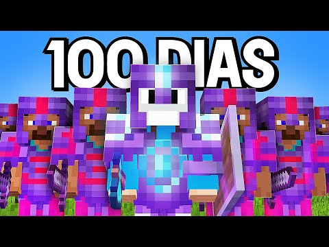 Eu Sobrevivi 100 DIAS no Servidor de Guerras!