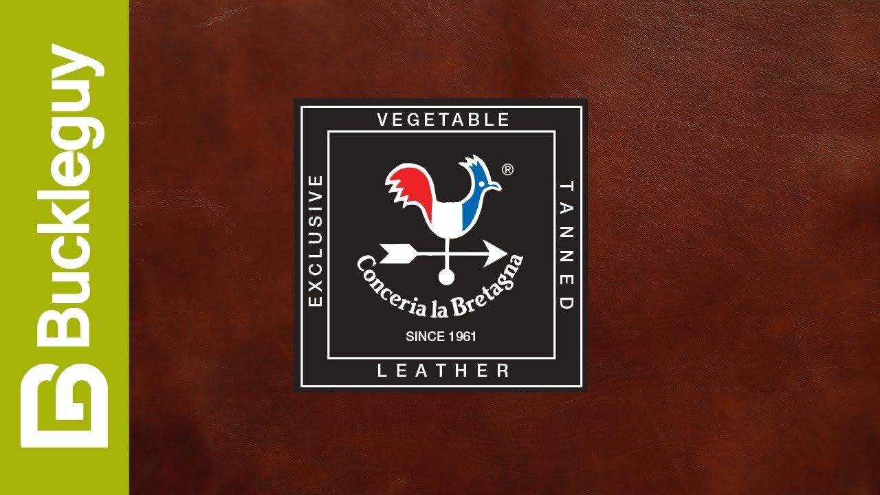 Conceria La Bretagna, Invecchiato | Cognac | Veg Tan Leather Demo