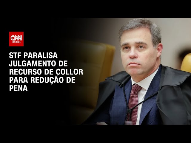STF paralisa julgamento de recurso de Collor para redução de pena | AGORA CNN