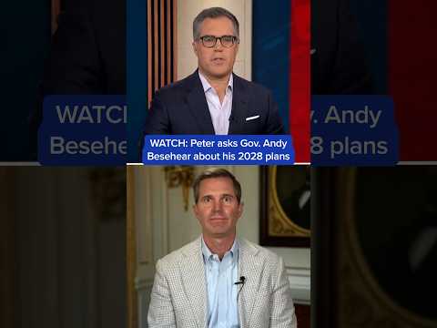 WATCH: Peter asks Gov. Andy Beshear about his 2028 plans