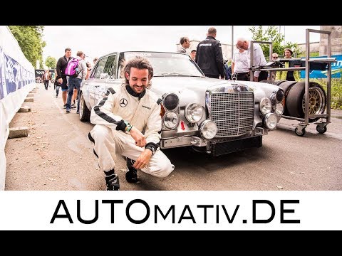 1971 Mercedes SEL 300 AMG 6.8l ONBOARD Norisring mit Bernd Mayländer