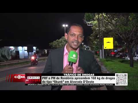 TRÁFICO DE DROGAS   PRF e PM de Rondônia apreendem 168 kg de drogas do tipo “Skunk” em Alvorada