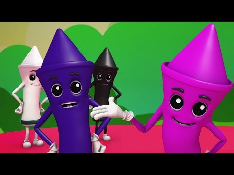 pastello color canzone | Rime per bambini | canzone crayon | Italian by Farmees | Crayon Color Song