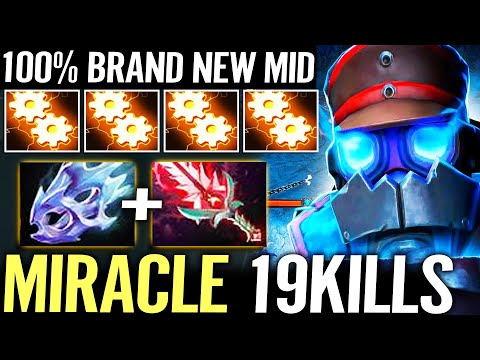 🔥 MIRACLE Clockwerk Brand New MID — Midas + NEW Bloodthorn + Moonshard +240AS 19Kills Dota 2 Pro